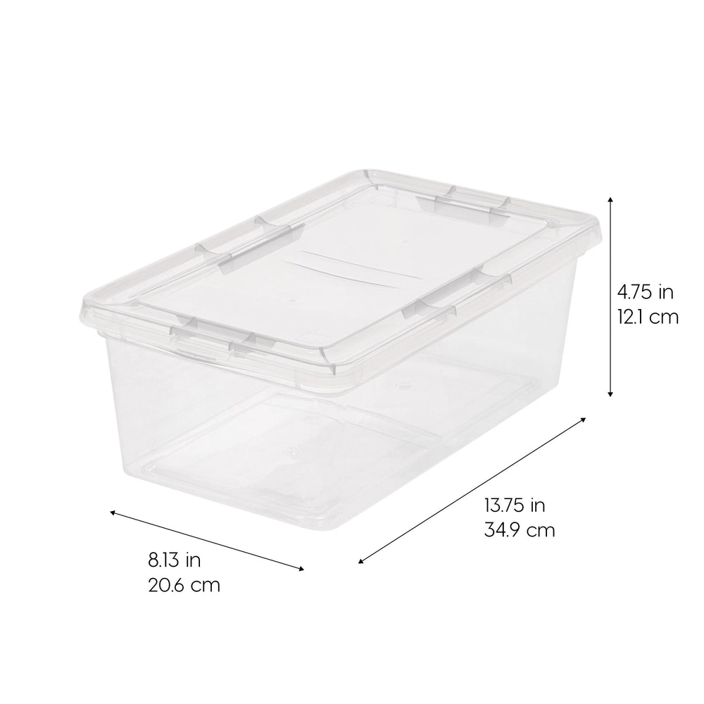 Clear Storage Box - 6.7 QT 12PC - IRIS USA, Inc.