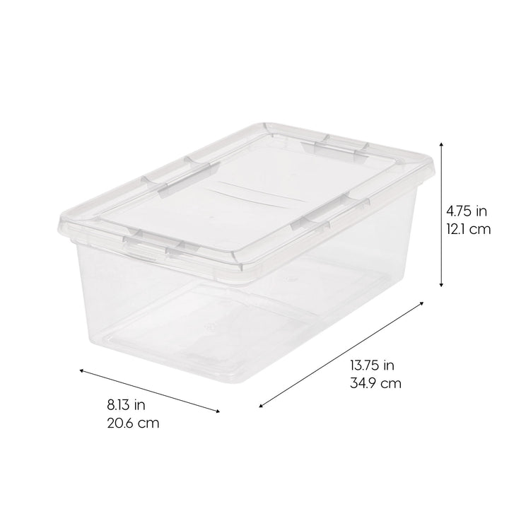Clear Storage Box - 6.7 QT 12PC - IRIS USA, Inc.