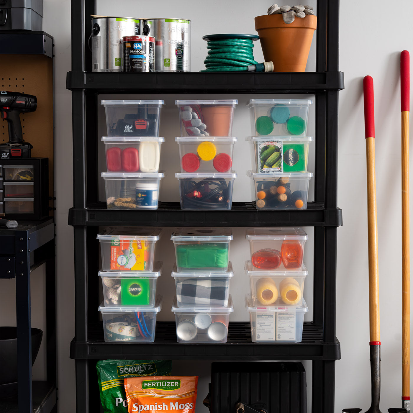 Plus Storage Box Clear Storage Box - 6.7 QT 12PC – IRIS USA