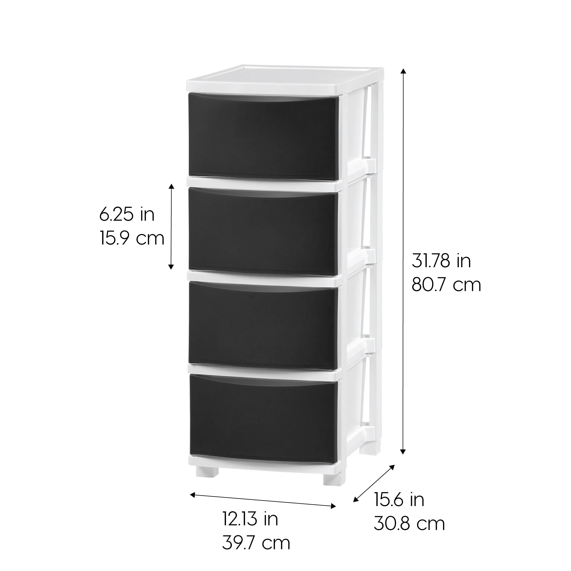 4 Slim Drawer Storage – IRIS USA