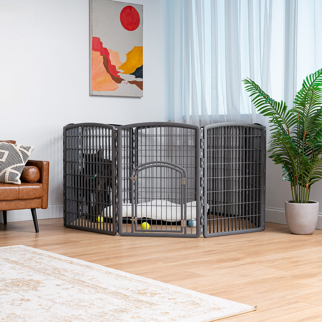 Dog Playpen IRIS USA 8-Panel 34