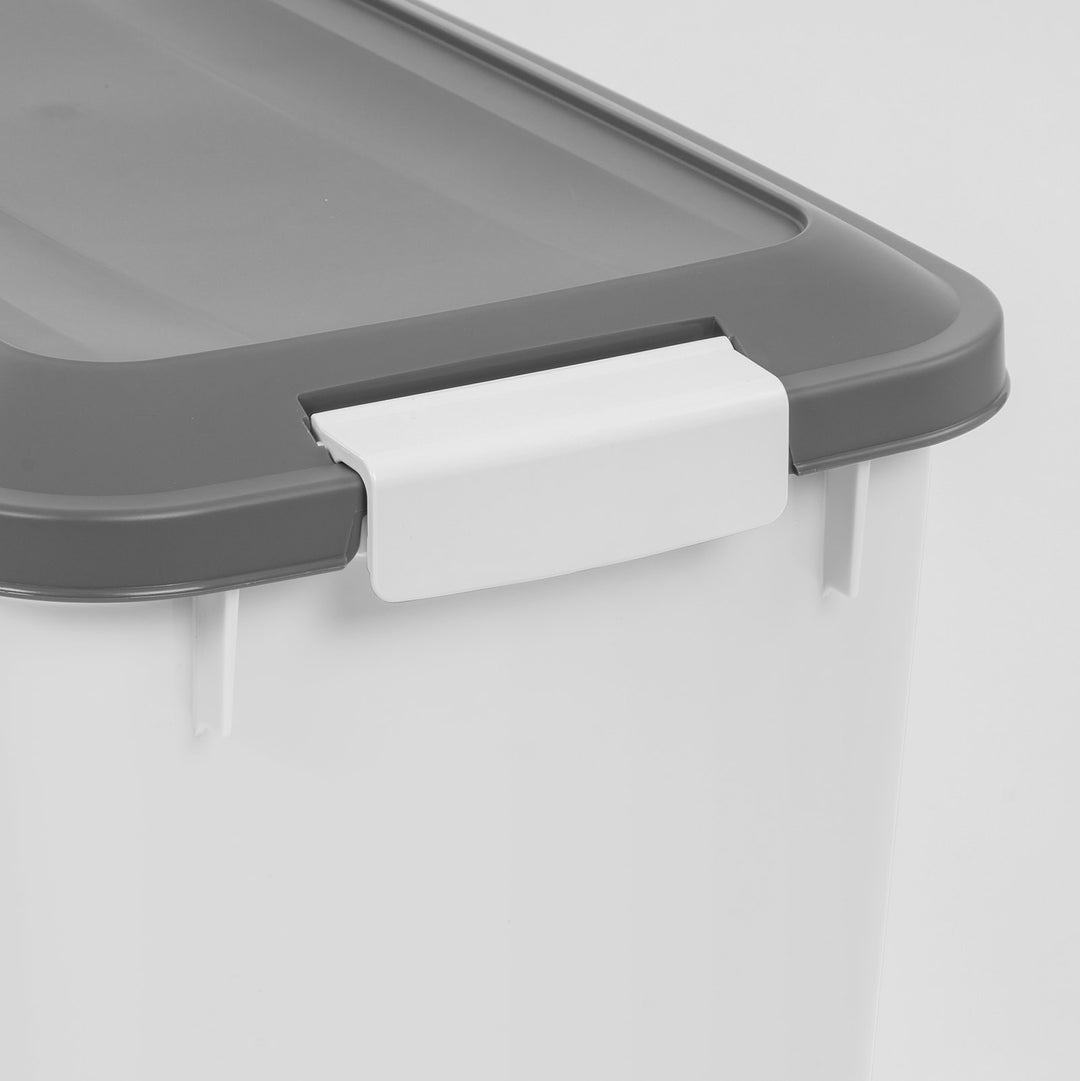 30 Lbs. Airtight Pet Food Container | Dog & Cat Food Storage Bin with Scoop - IRIS USA