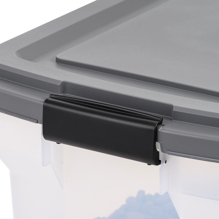 Airtight Dog Food Storage Container with Wheels 58 lbs - IRIS USA