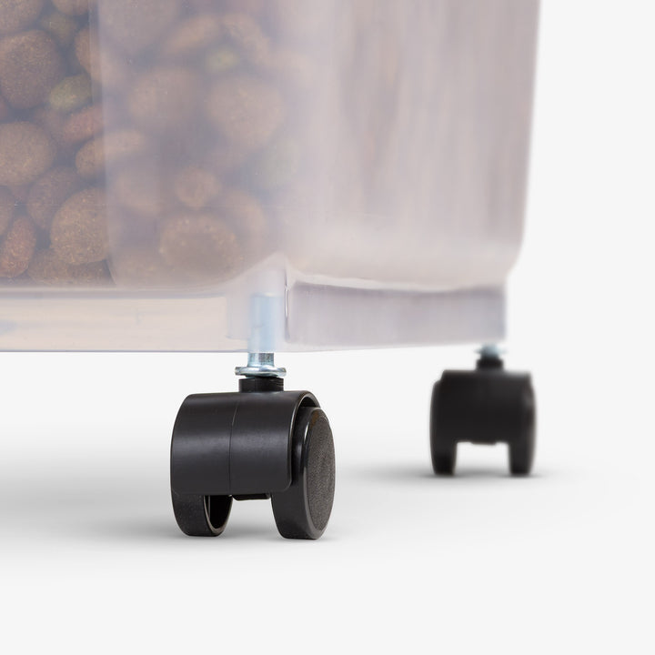 Airtight Dog Food Storage Container with Wheels 58 lbs - IRIS USA