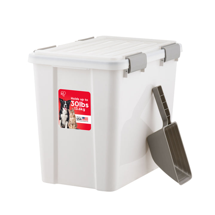 Stackable Dog Food Storage Container with 2 Cup Scoop, Fits up to 30 lbs