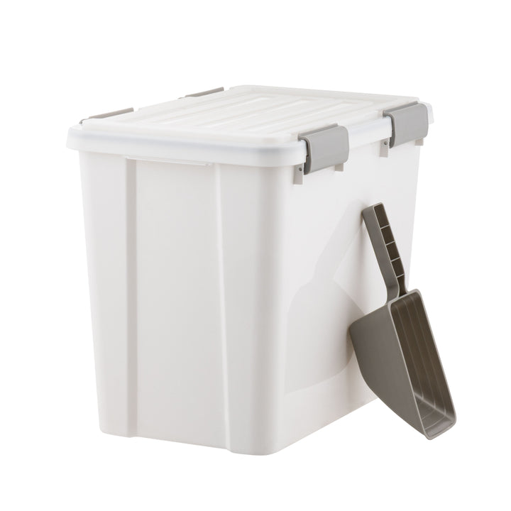 Stackable Dog Food Storage Container with 2 Cup Scoop, Fits up to 30 lbs