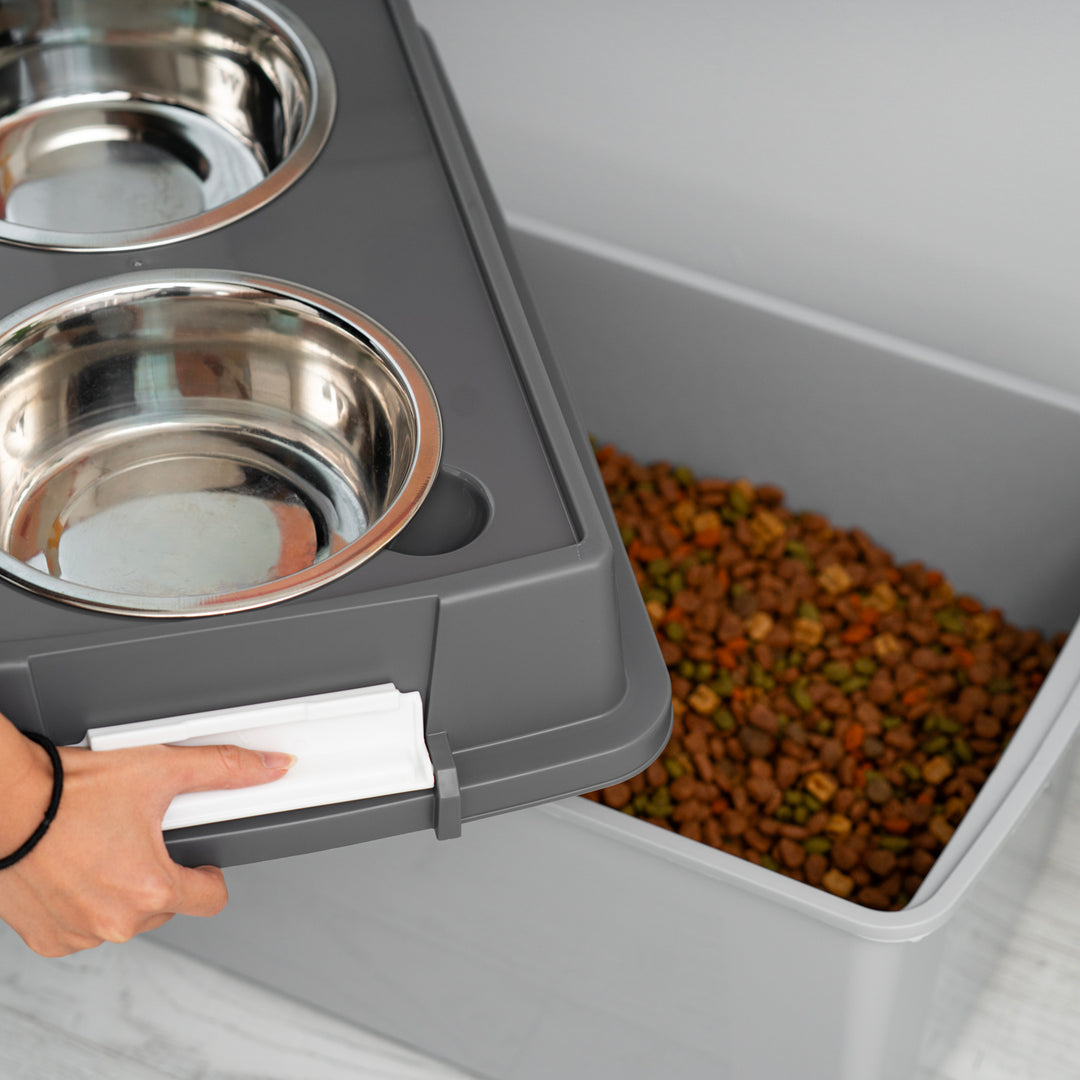 Elevated Feeder with Airtight  Storage - Large