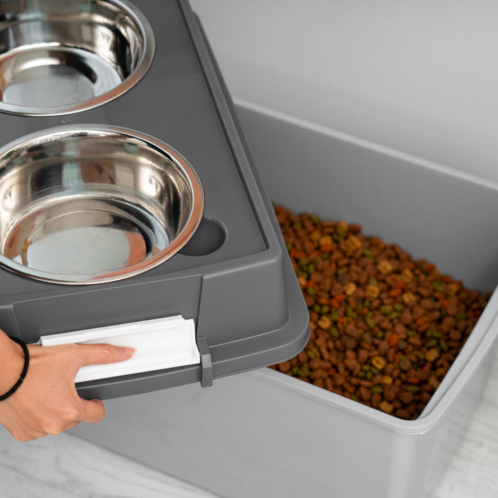 Elevated Feeder with Airtight  Storage - Large