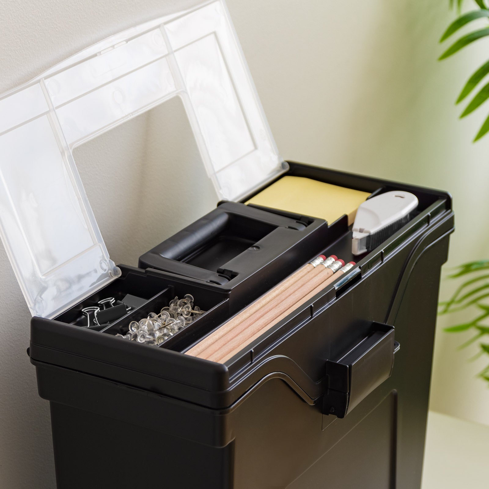 Letter/Legal File Tote Box with Handle 4 Pack – IRIS USA