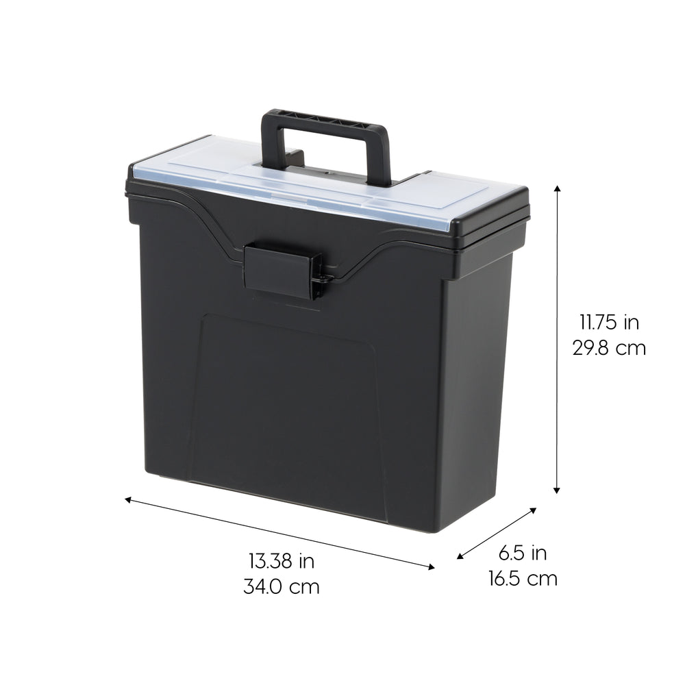Letter/Legal File Tote Box with Handle 4 Pack - IRIS USA, Inc.
