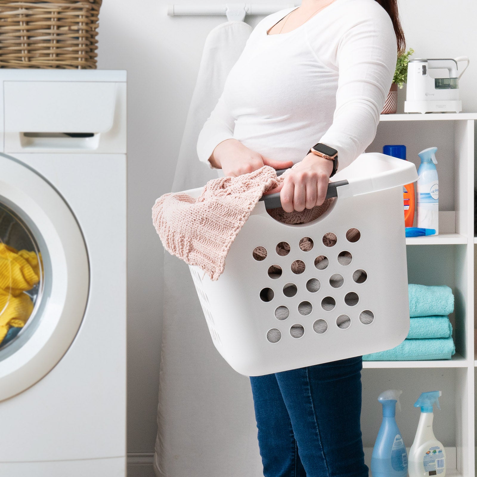 Compact Laundry Basket/Hamper 30L, 4 Pack – IRIS USA