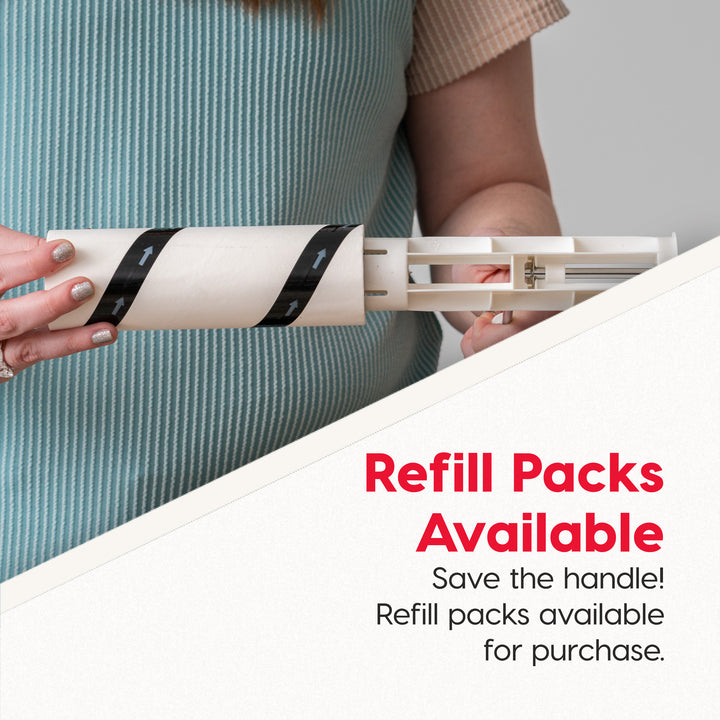 Extra Sticky Lint Roller Value Pack, Comes with Storage Box, Standard and T-Handle Roller, Refills, 90 Sheets/Roll, 1260 Sheets - IRIS USA
