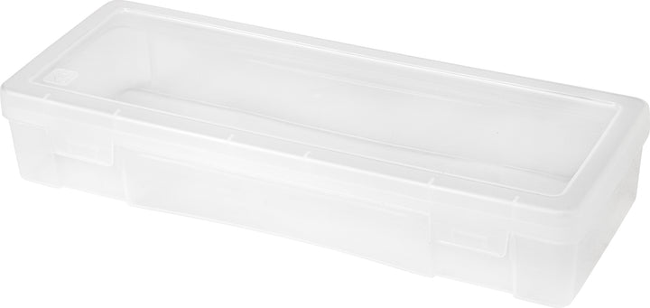 Pencil Case Box Storage Container for Organizing with Snap Lid, 6-Pack - IRIS USA