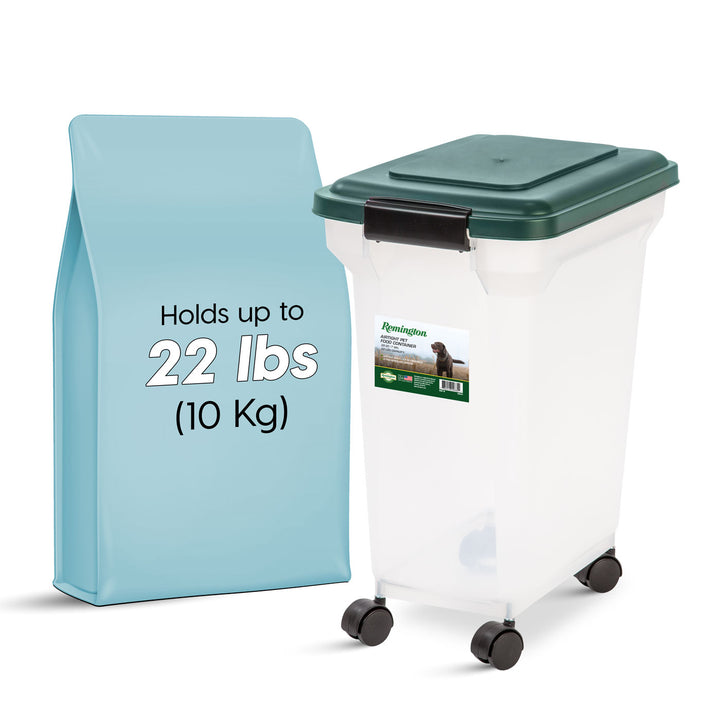 Remington Airtight Pet Food Container - 28 QT - IRIS USA