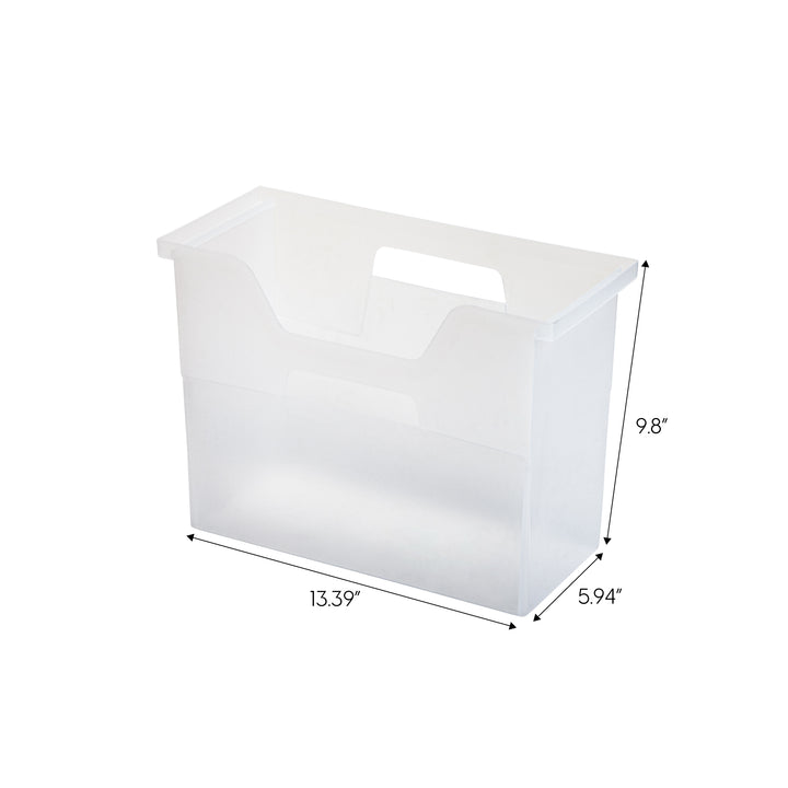 Open Lid File Box