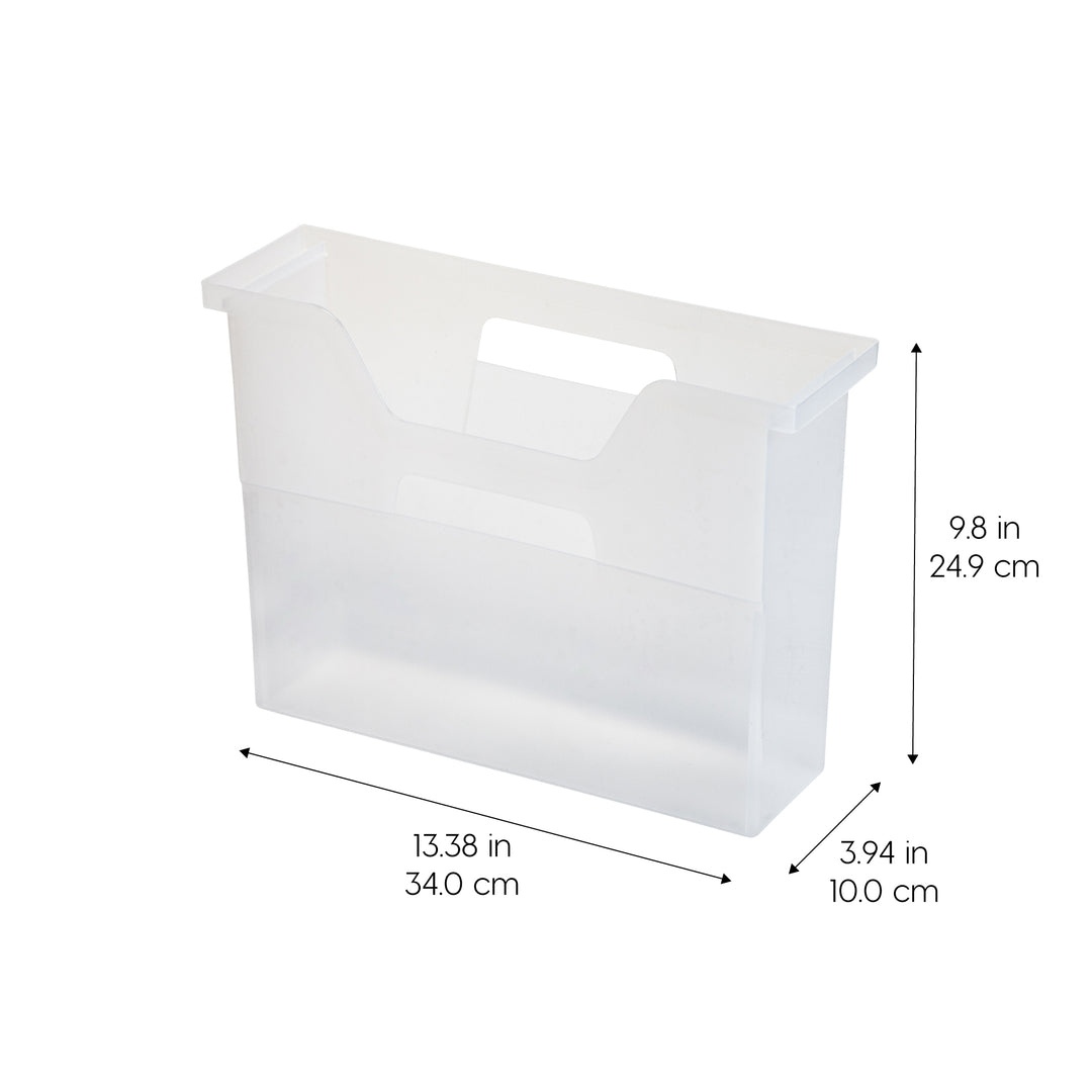 Open Lid File Box