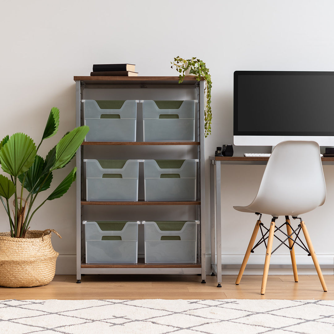 Open Lid File Box