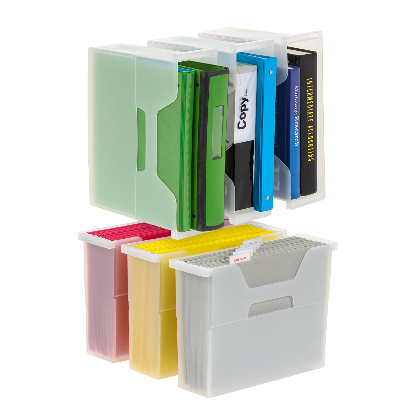 Box File Open Part Open Lid File Box – IRIS USA