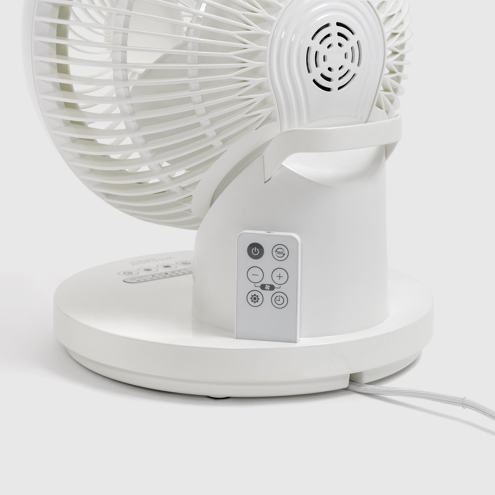 WOOZOO 360° Oscillating Fan with Remote, White – IRIS USA