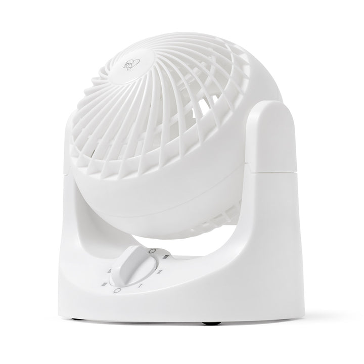 IRIS Mini Desktop Fan Adjustable Tilt, 3 Speeds, 3 in. Fan, White - IRIS USA