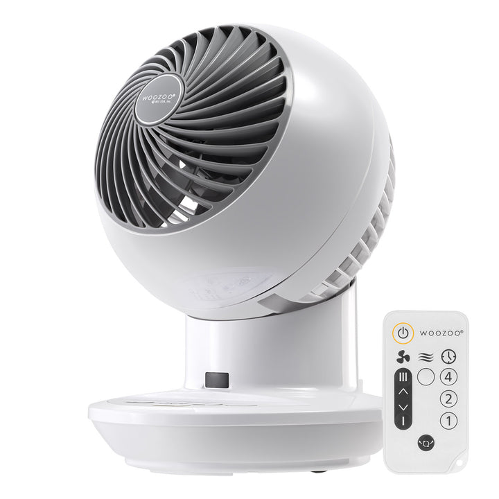 Desk Fan with Remote, Oscillating Table Air Circulator