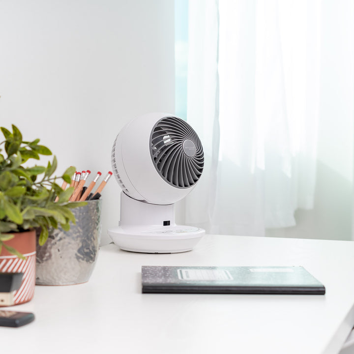 Desk Fan with Remote, Oscillating Table Air Circulator