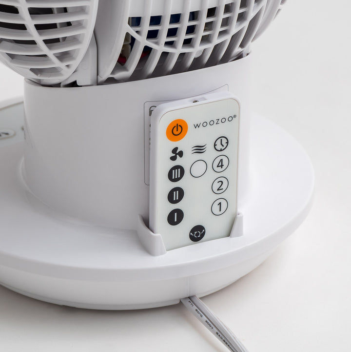 Desk Fan with Remote, Oscillating Table Air Circulator