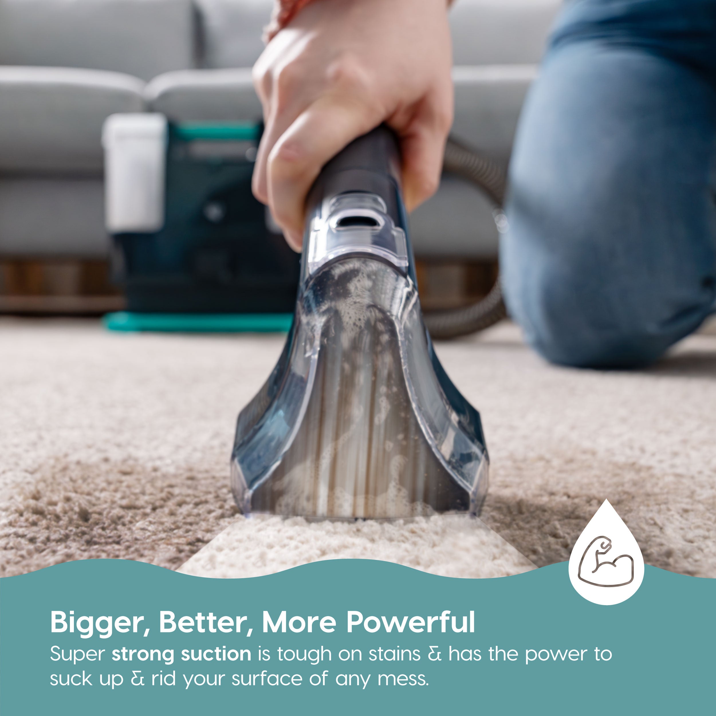 High-Power Portable Carpet and Spot Cleaner – IRIS USA