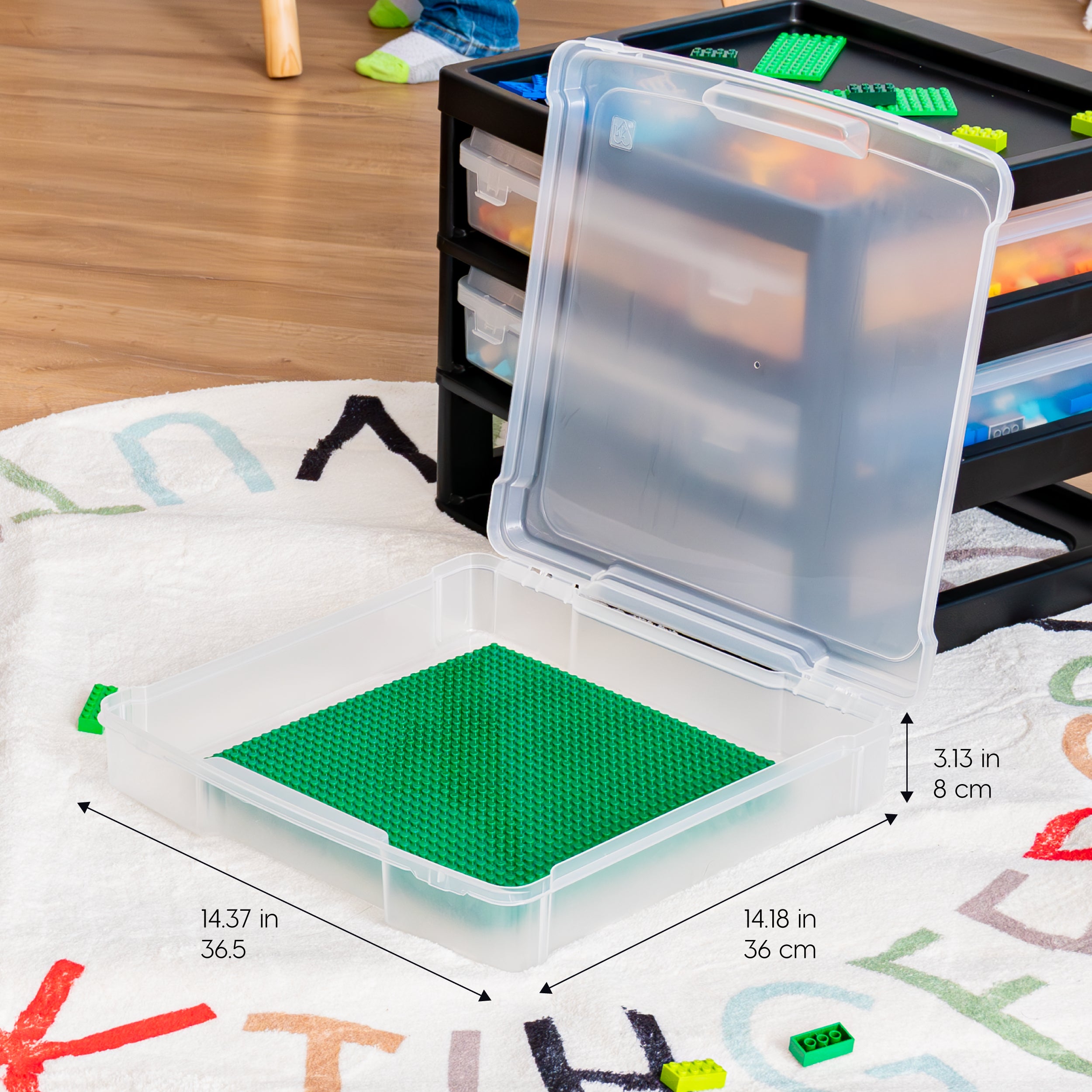 3-Tier Scrapbook Case Organizer – IRIS USA