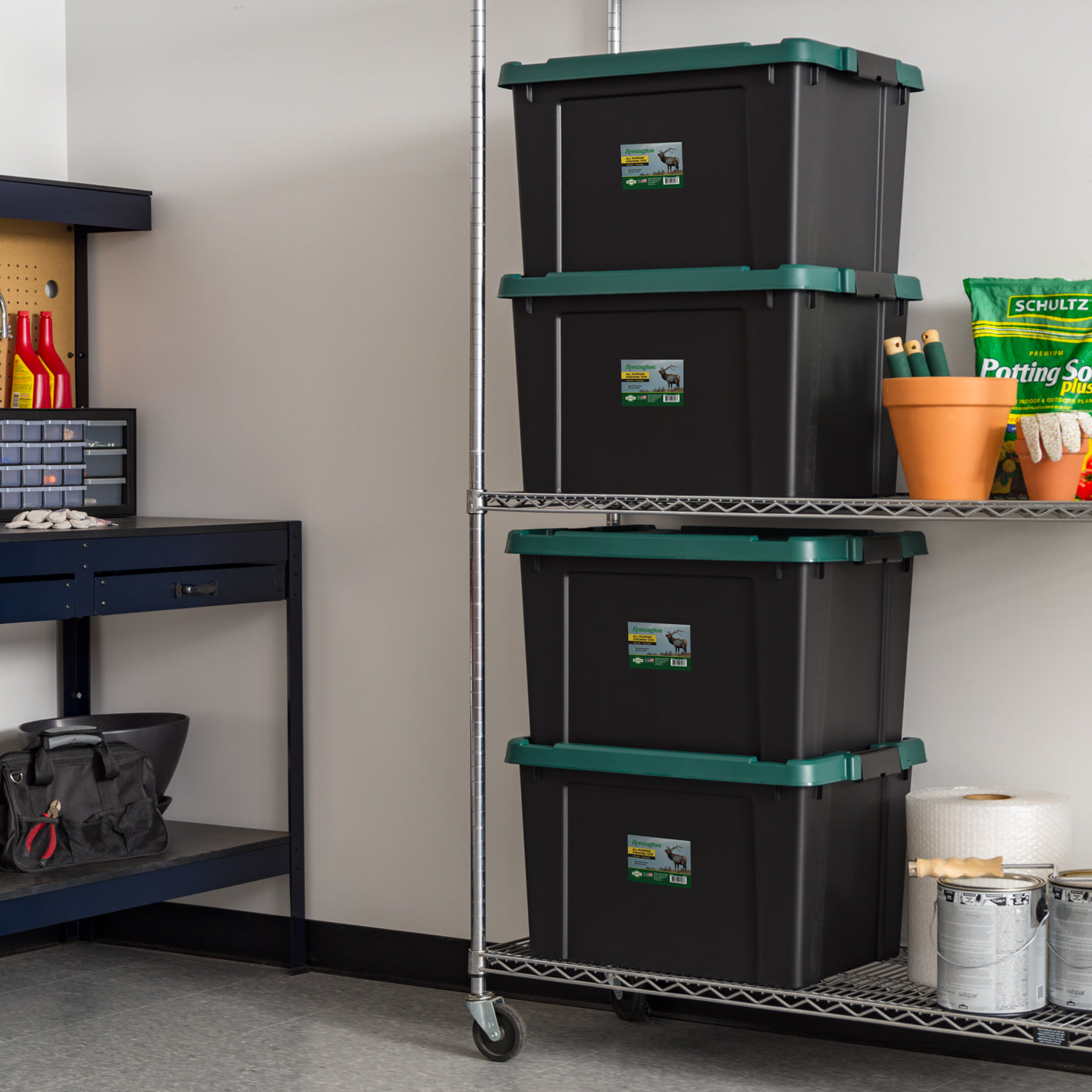Remington Heavy Duty Store-It-All Storage - 19 Gallon – IRIS USA