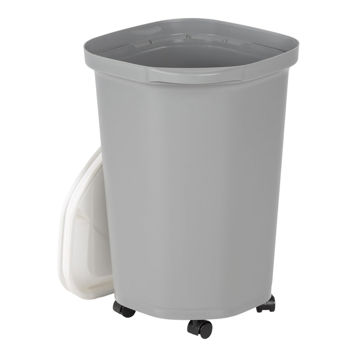 25 Lbs. Airtight Pet Food Container | Dog & Cat Food Storage Bin - IRIS USA