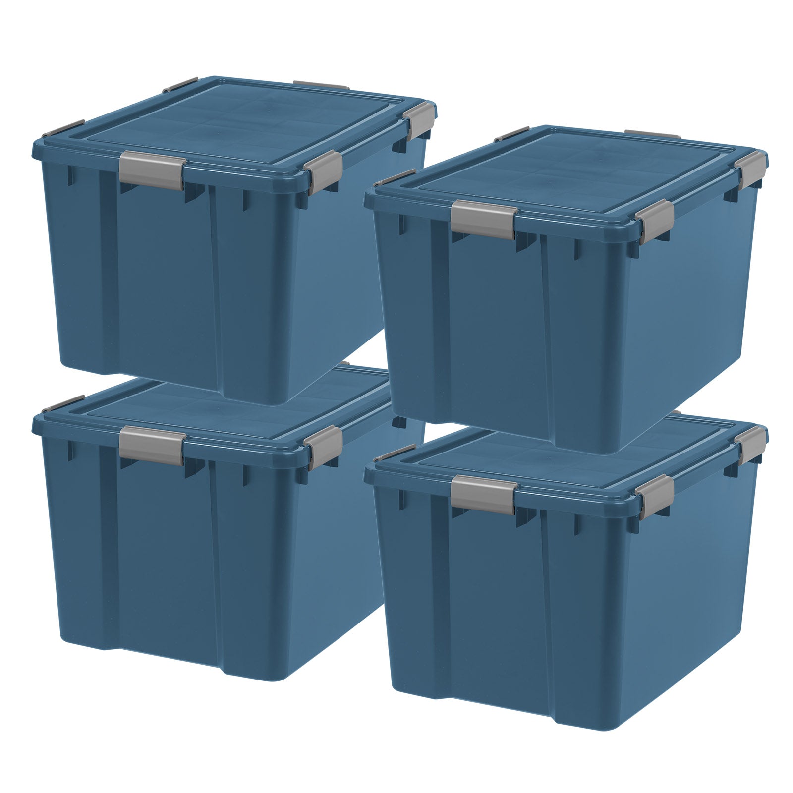 ゆん 20 Gallon Eco-Friendly Heavy Duty Totes for Storage with Easy-Grip