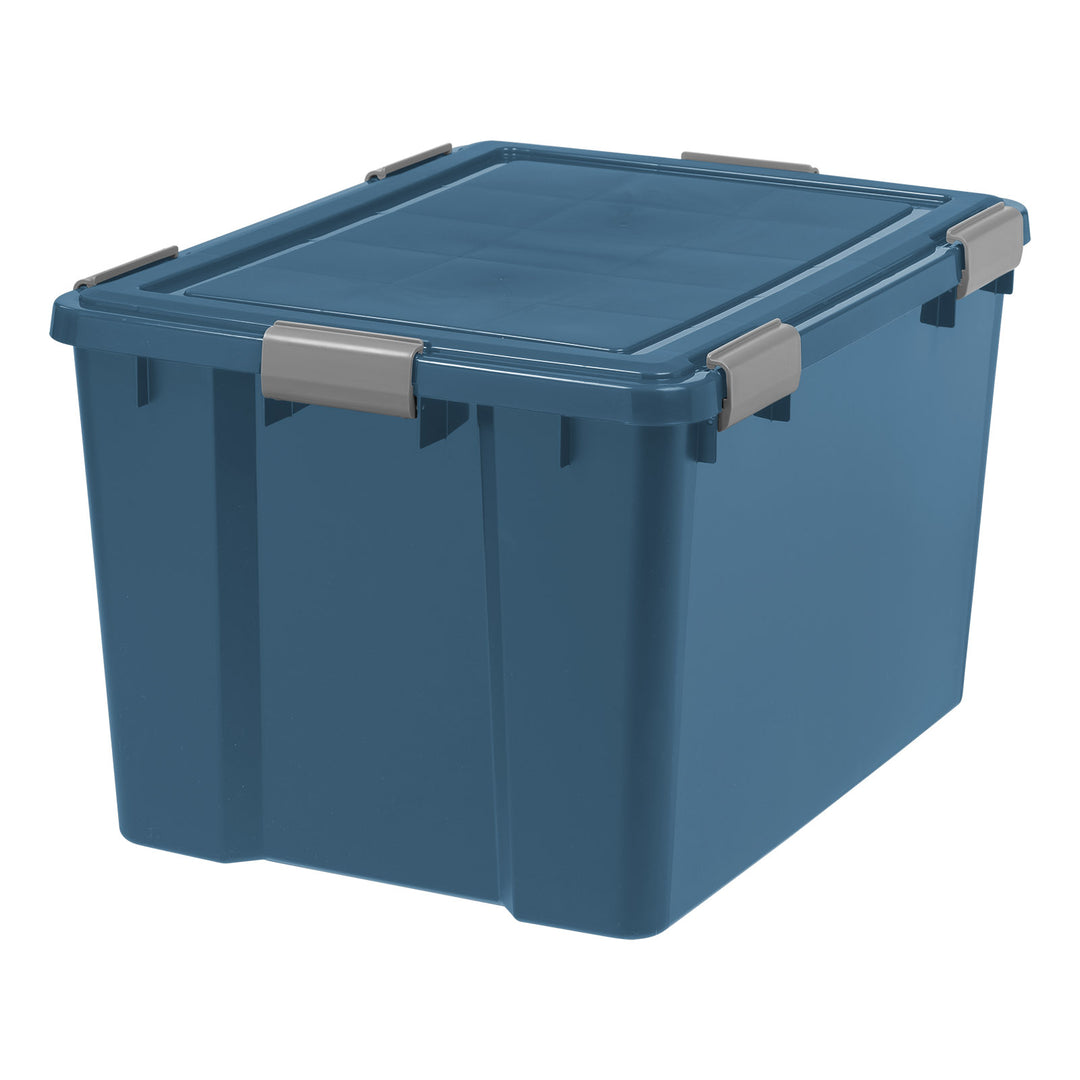 20 Gallon Eco-Friendly Heavy Duty Totes for Storage with Easy-Grip Handles, 4 Pack - IRIS USA
