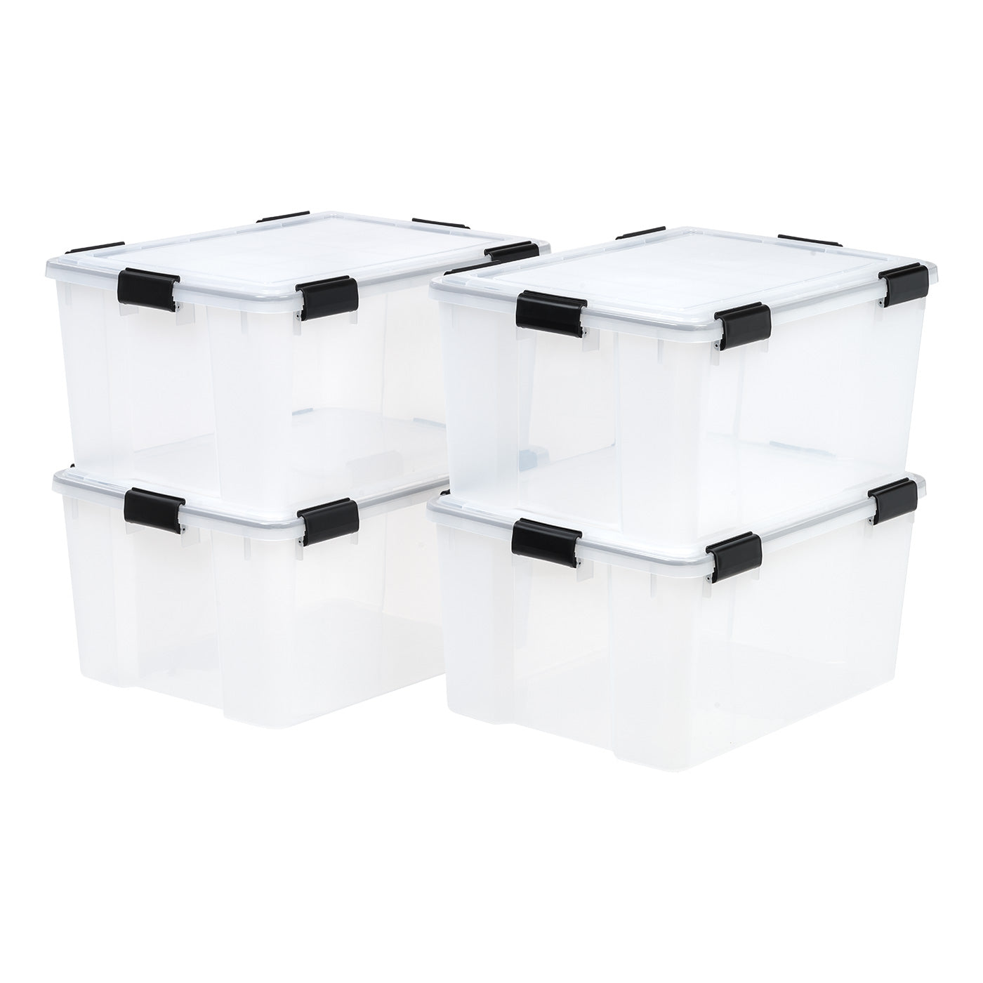 WeatherPro® 63 Qt Storage Box, Clear – IRIS USA