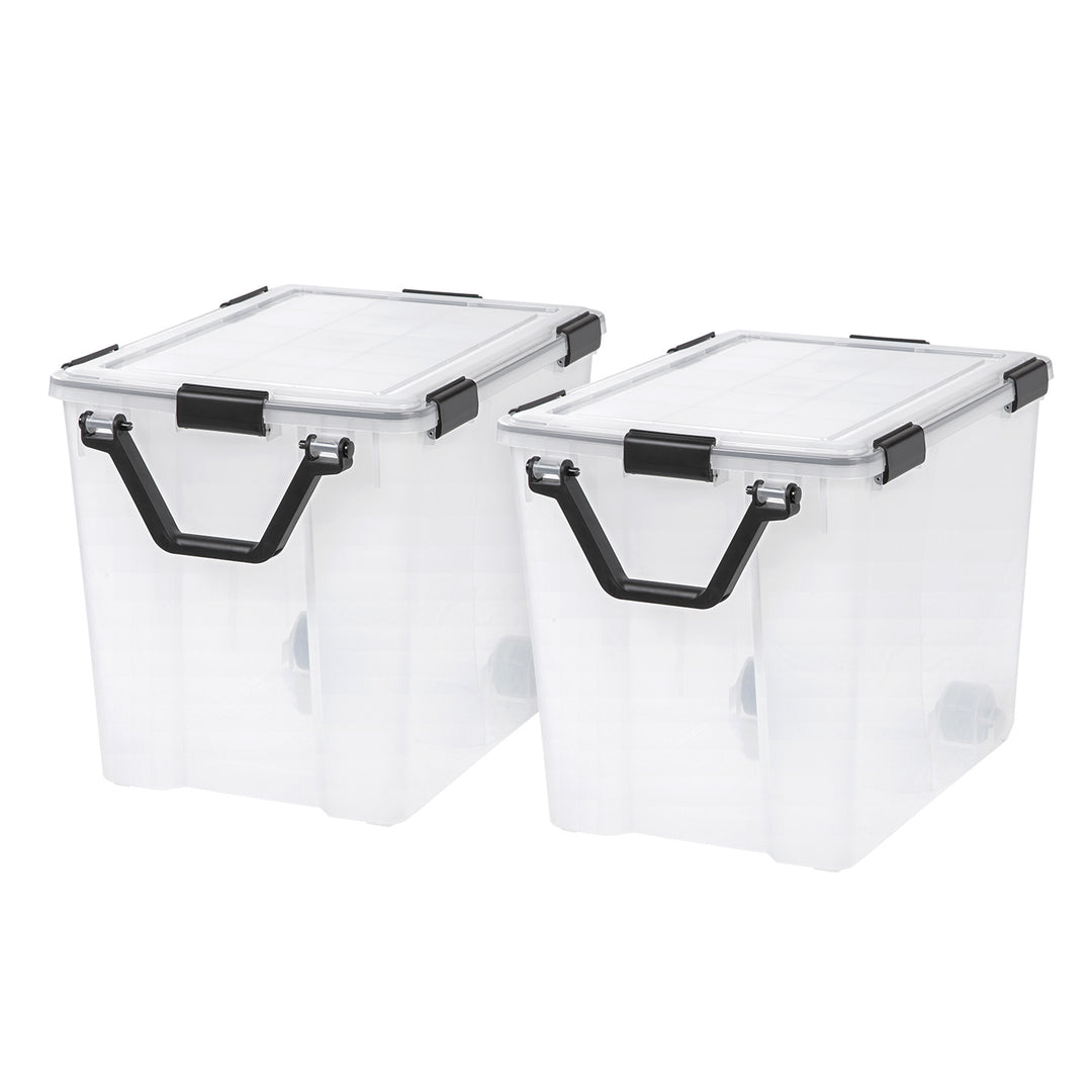 Storage Container WeatherPro® with Handle and Wheels - 103QT - Gasket Box