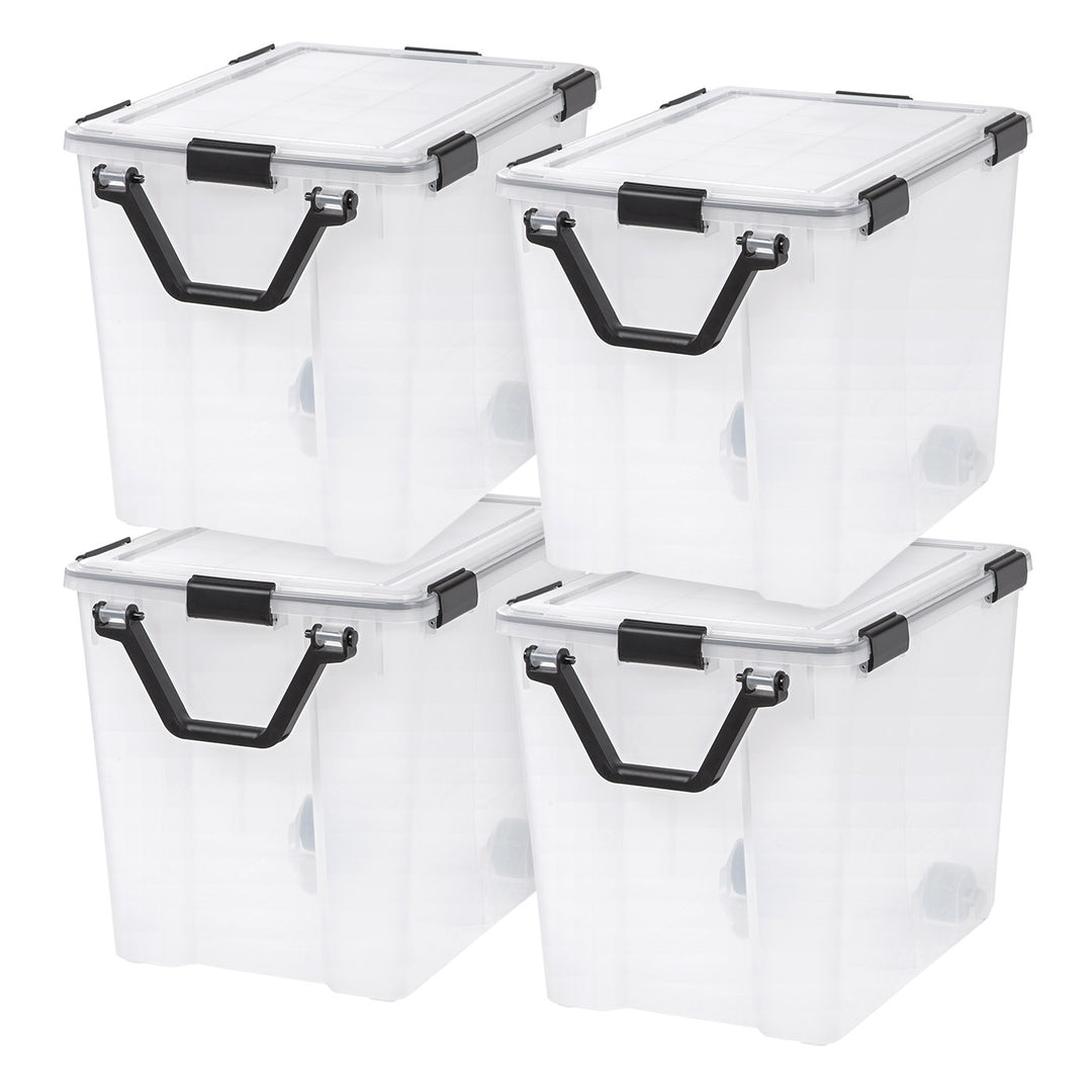 Storage Container WeatherPro® with Handle and Wheels - 103QT - Gasket Box