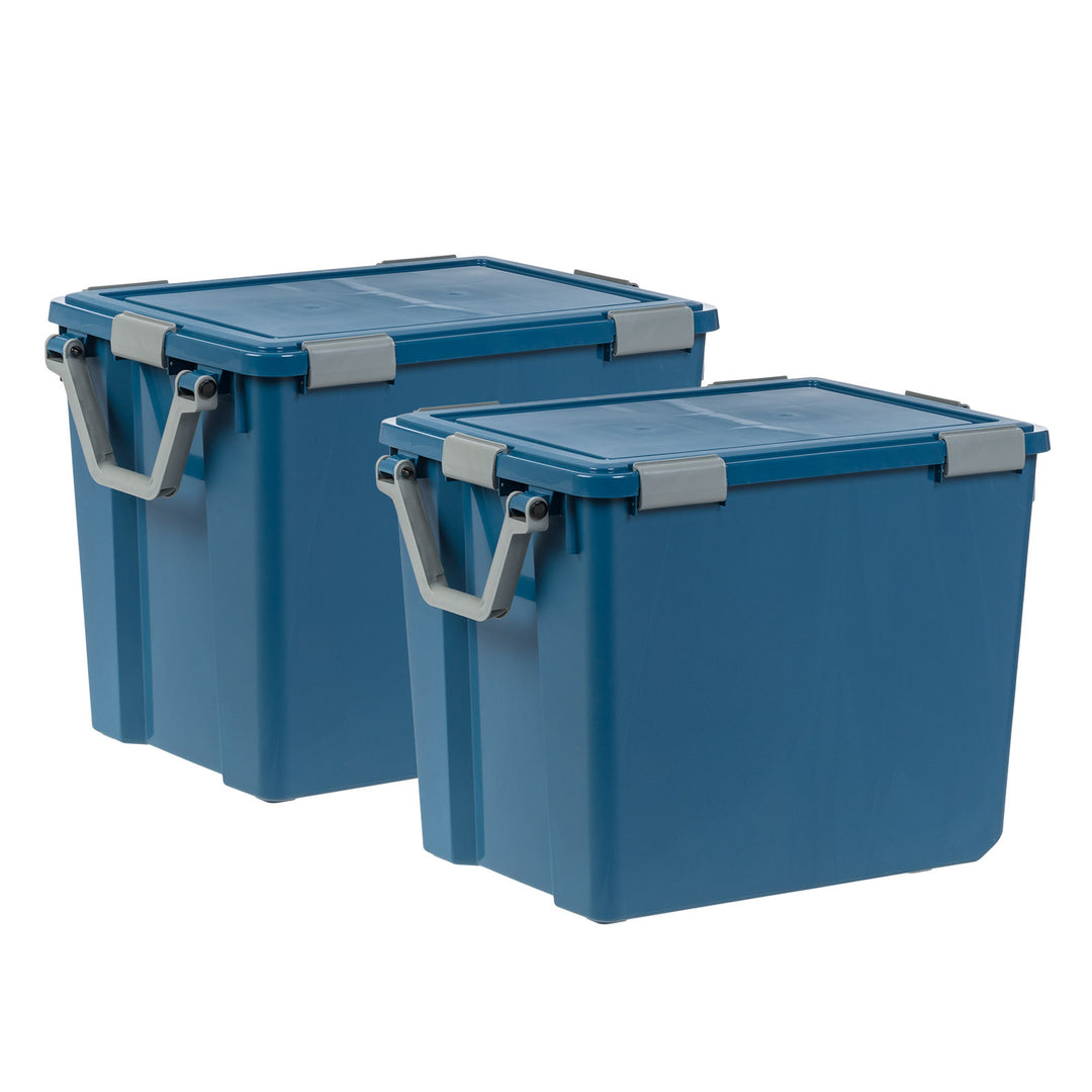 103Qt Eco-Friendly Heavy Duty Totes for Storage with Easy-Grip Handles, 2 Pack - IRIS USA