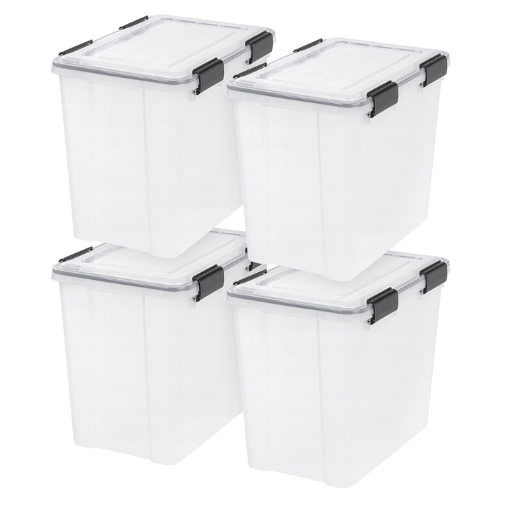 Storage Container WeatherPro® 4 Pack - 36QT - Gasket Box - IRIS USA