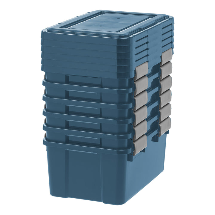 19Qt. Eco-Friendly Heavy Duty Totes for Storage with Easy-Grip Handles, 6 Pack - IRIS USA