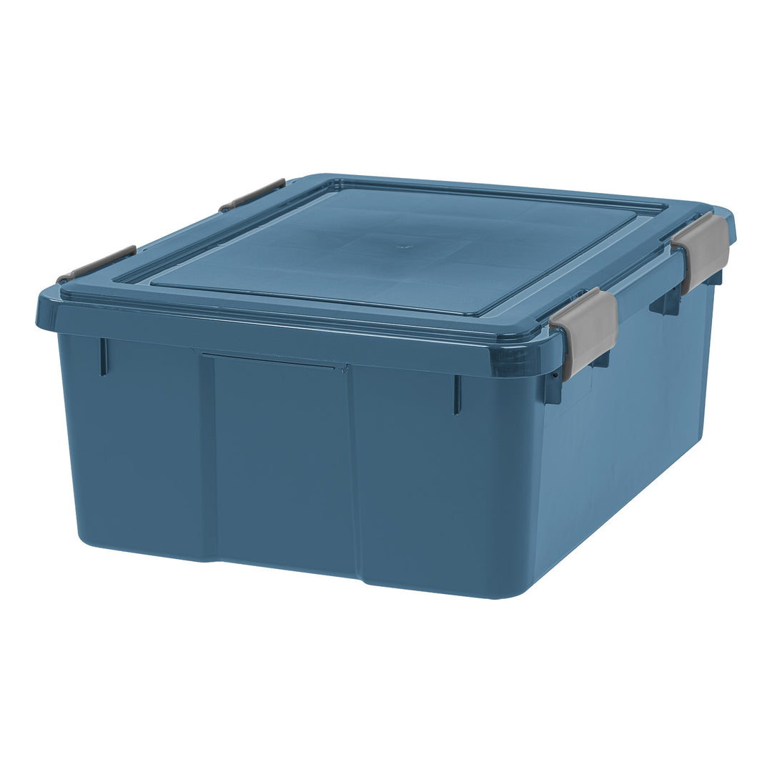 31Qt. Eco-Friendly Heavy Duty Totes for Storage with Easy-Grip Handles, 4 Pack - IRIS USA