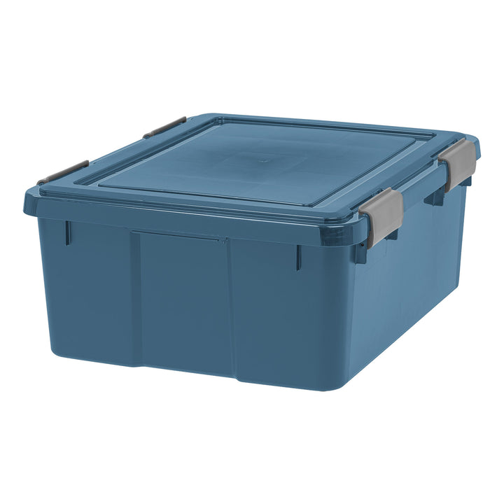 31Qt. Eco-Friendly Heavy Duty Totes for Storage with Easy-Grip Handles, 4 Pack - IRIS USA