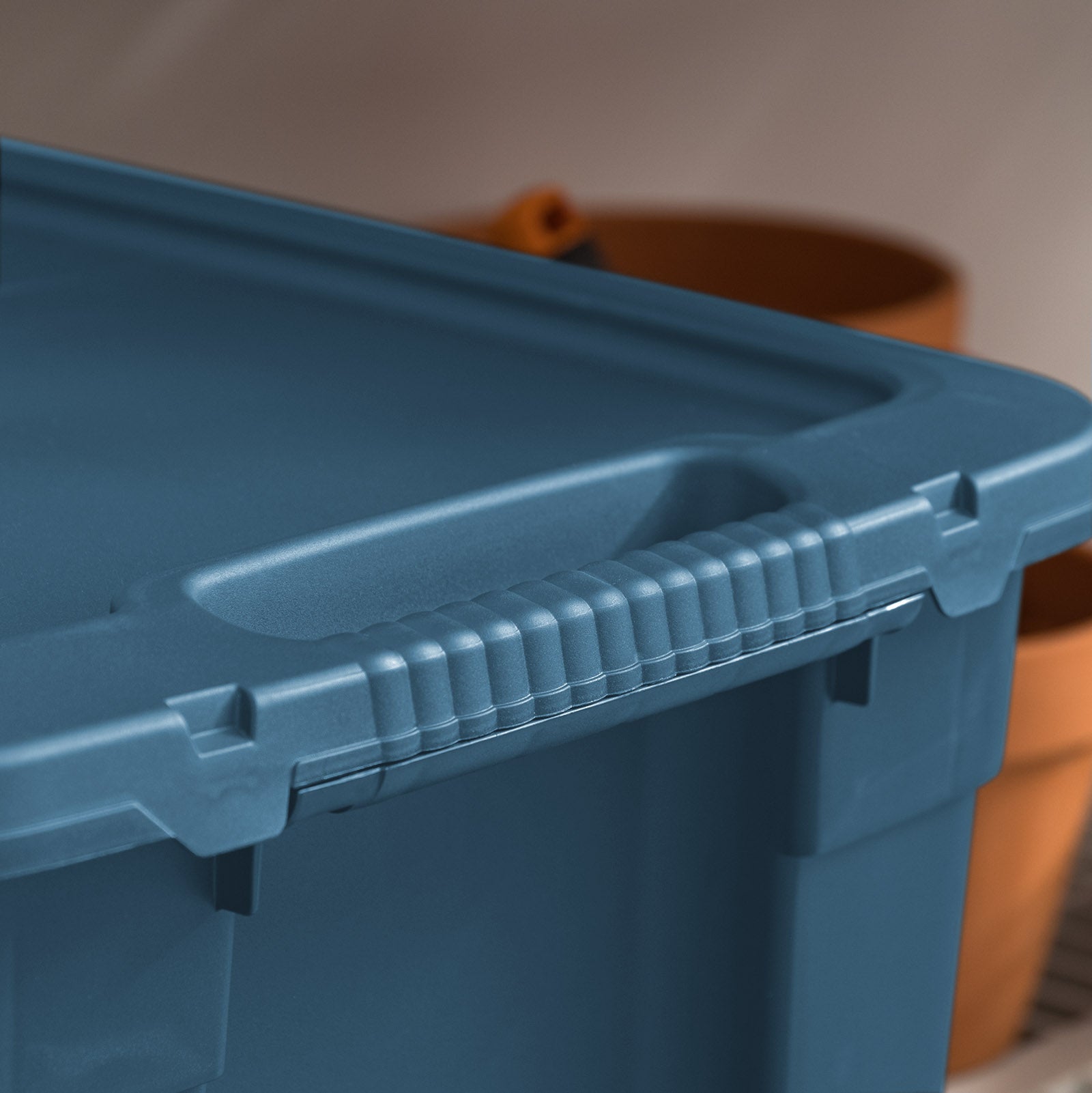 93Qt. Eco-Friendly Heavy Duty Totes for Storage with Easy-Grip