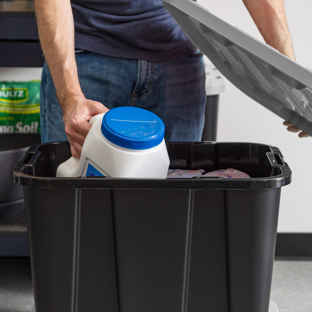 Plastic Storage Containers Sterilite Shelf Totes 25 Qt 25 Qt