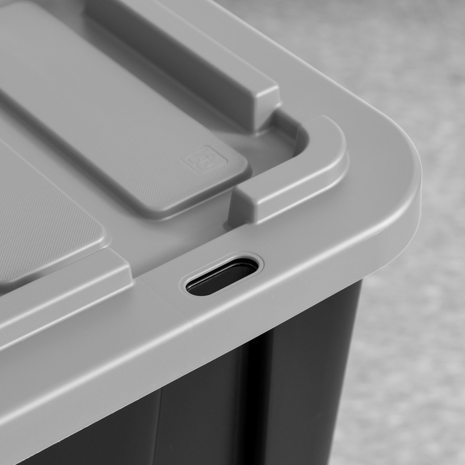 4-Pack 11.5-Gal / 46-Qt Heavy-Duty Stackable Storage Bins with