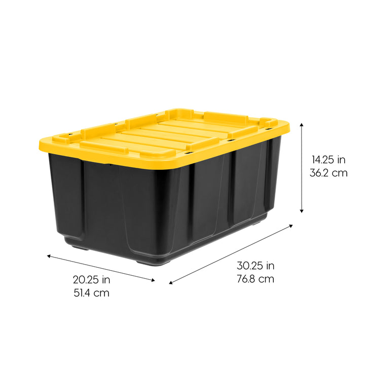 Utility Tough Tote - 27 GAL Yellow