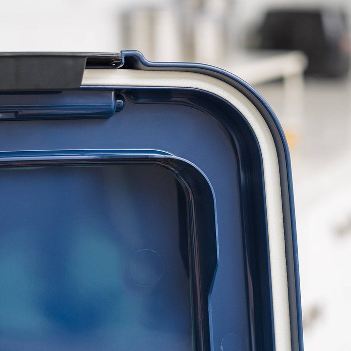 3-Piece Airtight Pet Food Container Combo, Navy - IRIS USA, Inc.