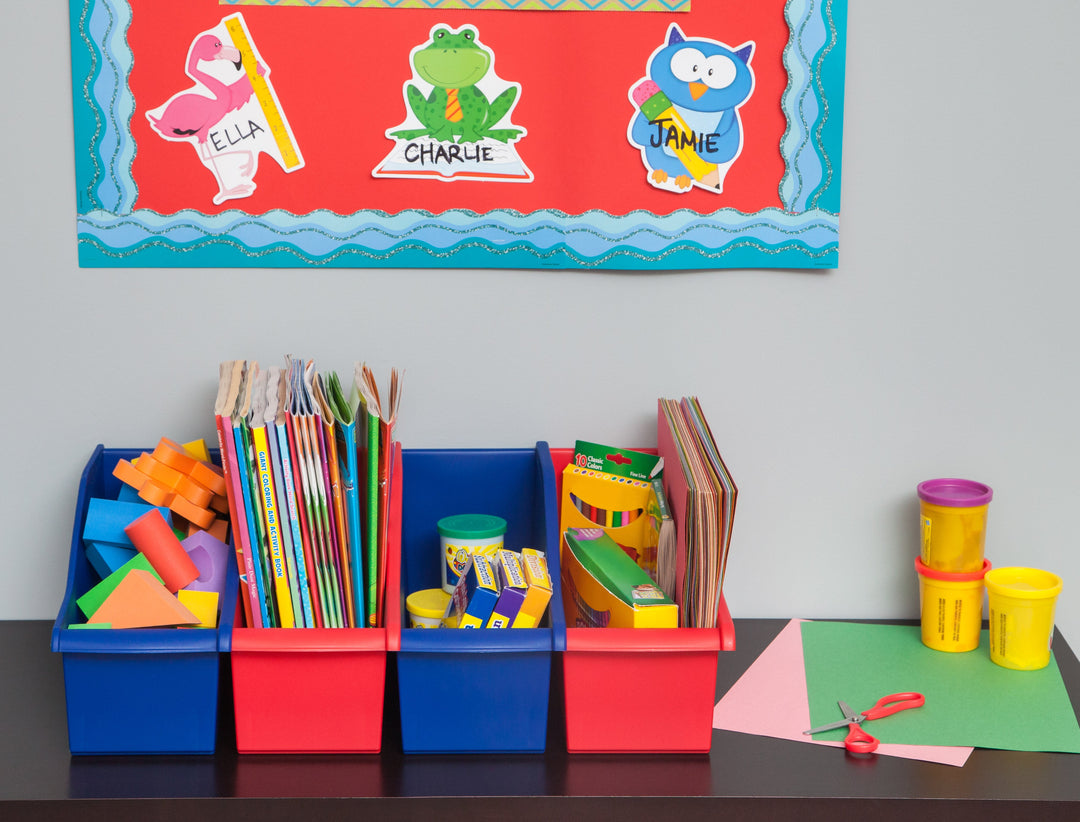 Connecting Book Bin, Red or Blue - IRIS USA, Inc.