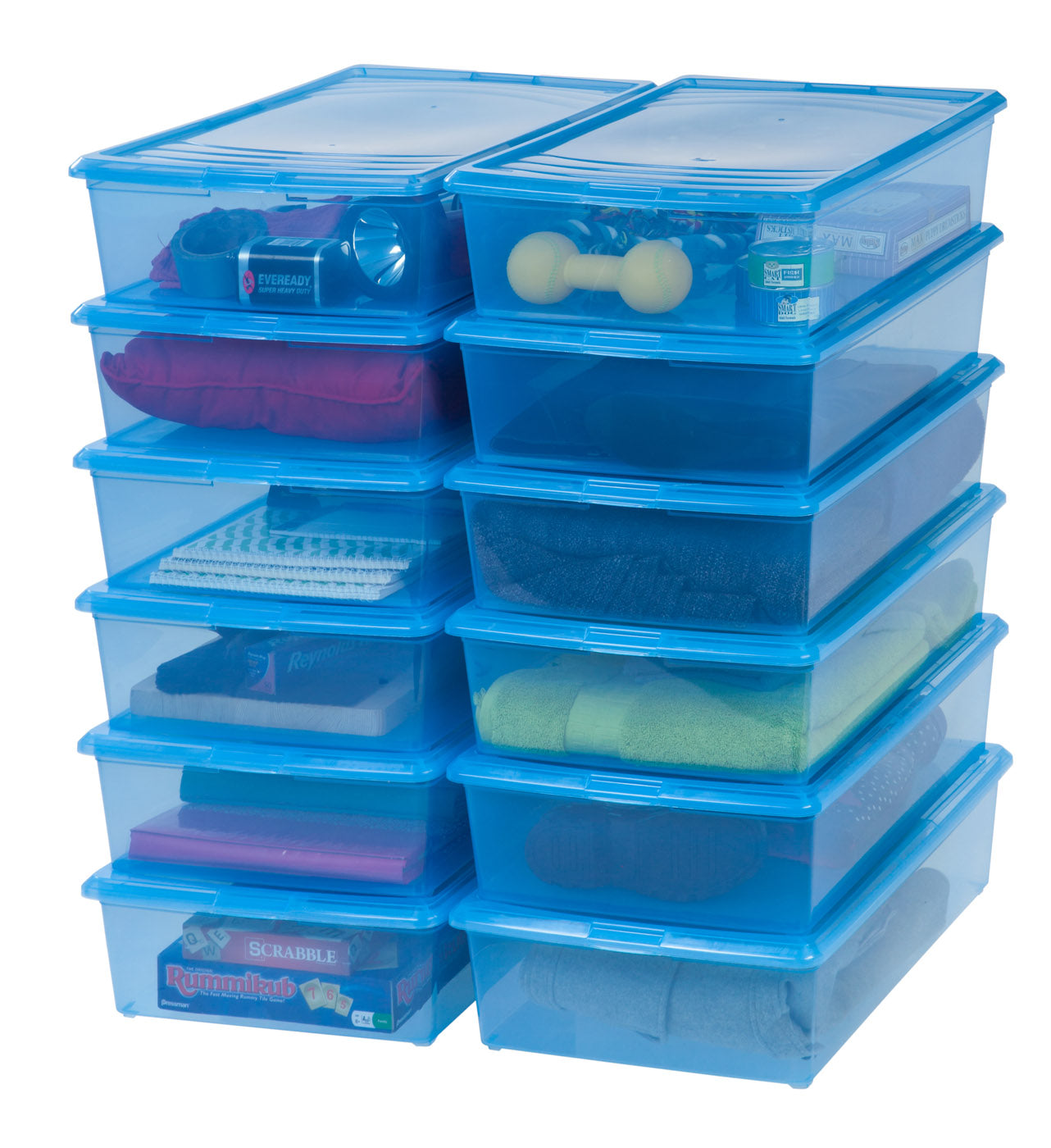 33 Quart Modular Storage Box, Clear – IRIS USA