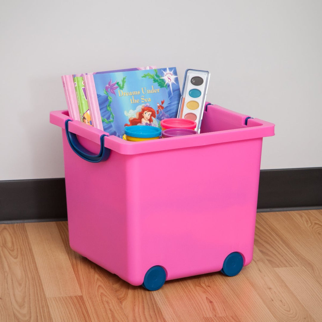 Toy Storage Box - image 4#color_pink-blue_handle