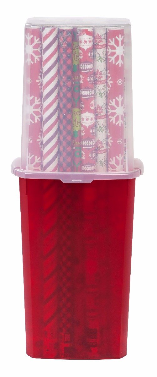 40 Inch Wrapping Paper Storage Holiday 40-inch Wrapping Paper Storage Box – IRIS USA